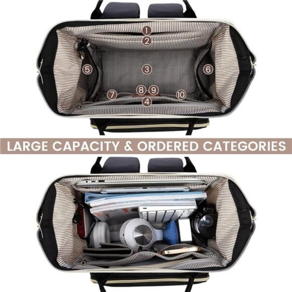 Laptop Backpack for Women, 15.6 Inch Work Business Backpacks Purse main image 5